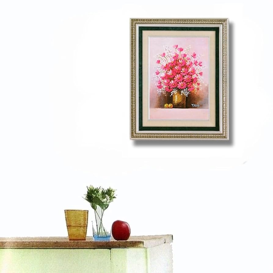 絵画 インテリア 絵 油絵 F4-070602 花 絵画 インテリア 絵 油絵 F4-070602 花
